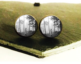 Handmade: Folklore - studs/clip-ons/cufflinks - 3 FOR 2 OFFER (Promo code in description!)