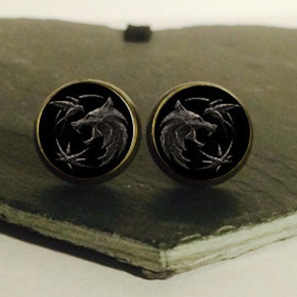 3 FOR 2 OFFER (Promo code in description!) ~ Toss a Coin to your Witcher - studs/clip-ons/cufflinks