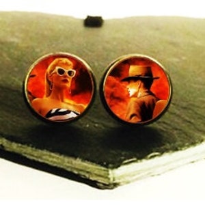 Meme Series: BARBENHEIMER - earrings/cufflinks/badge/hairclips - 3 FOR 2 OFFER (Promo code in description!)