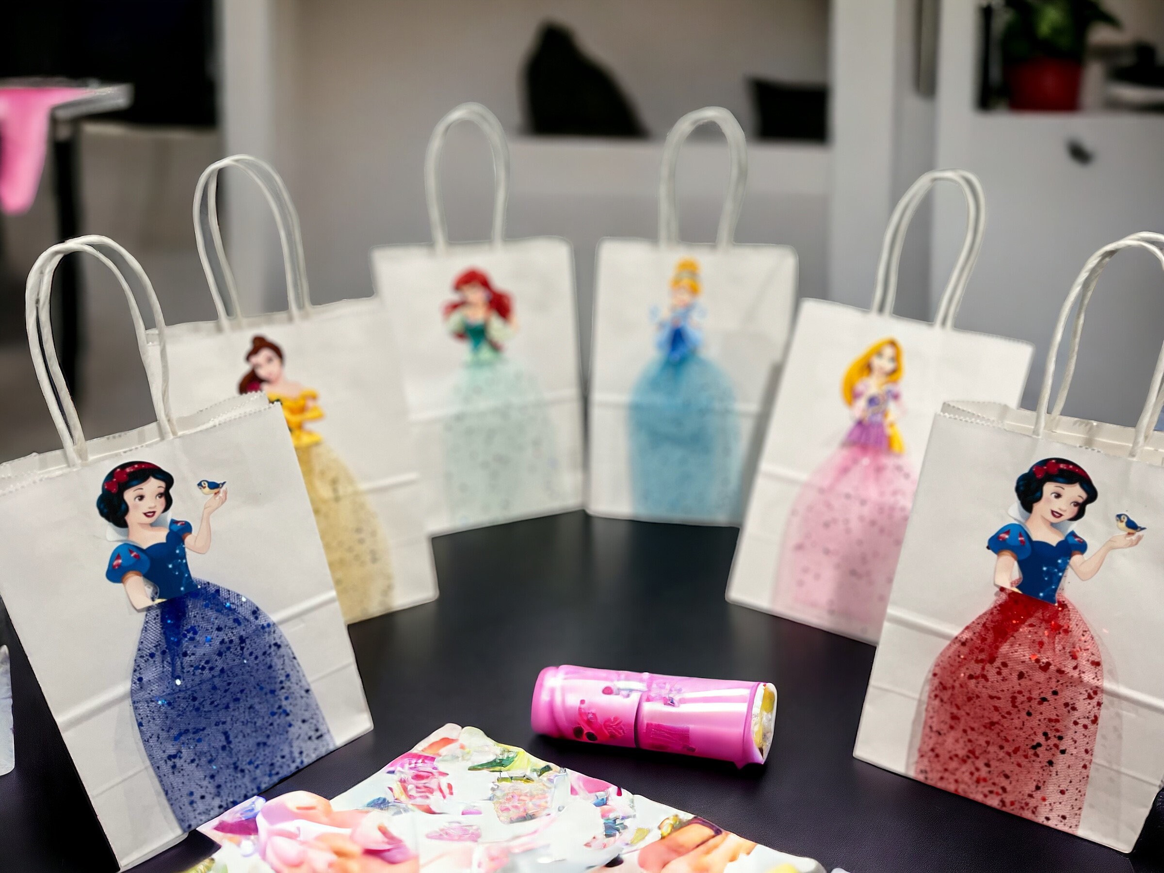 Princess Party Favor Bag Princess Paper Bag Princess Paper Bag With Tutu goodie Bags Gift Bags Match Tshirt Birthday Girl Shirt Etsy New Zealand