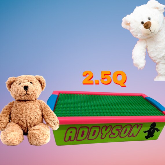 Personalized Building Box Storage Box Storage lego Block