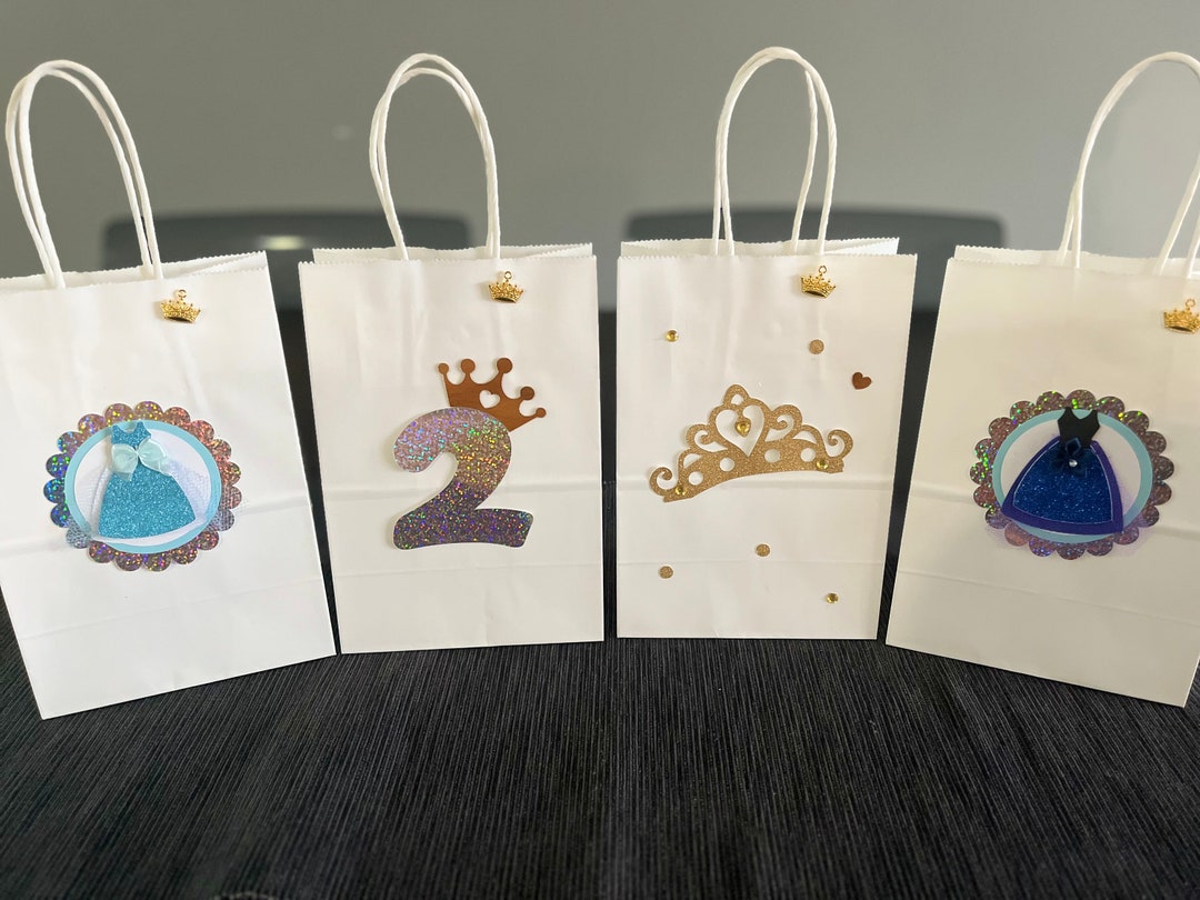 Frozen Goodie Bag Frozen Party Favors Elsa Princess Dress Etsy