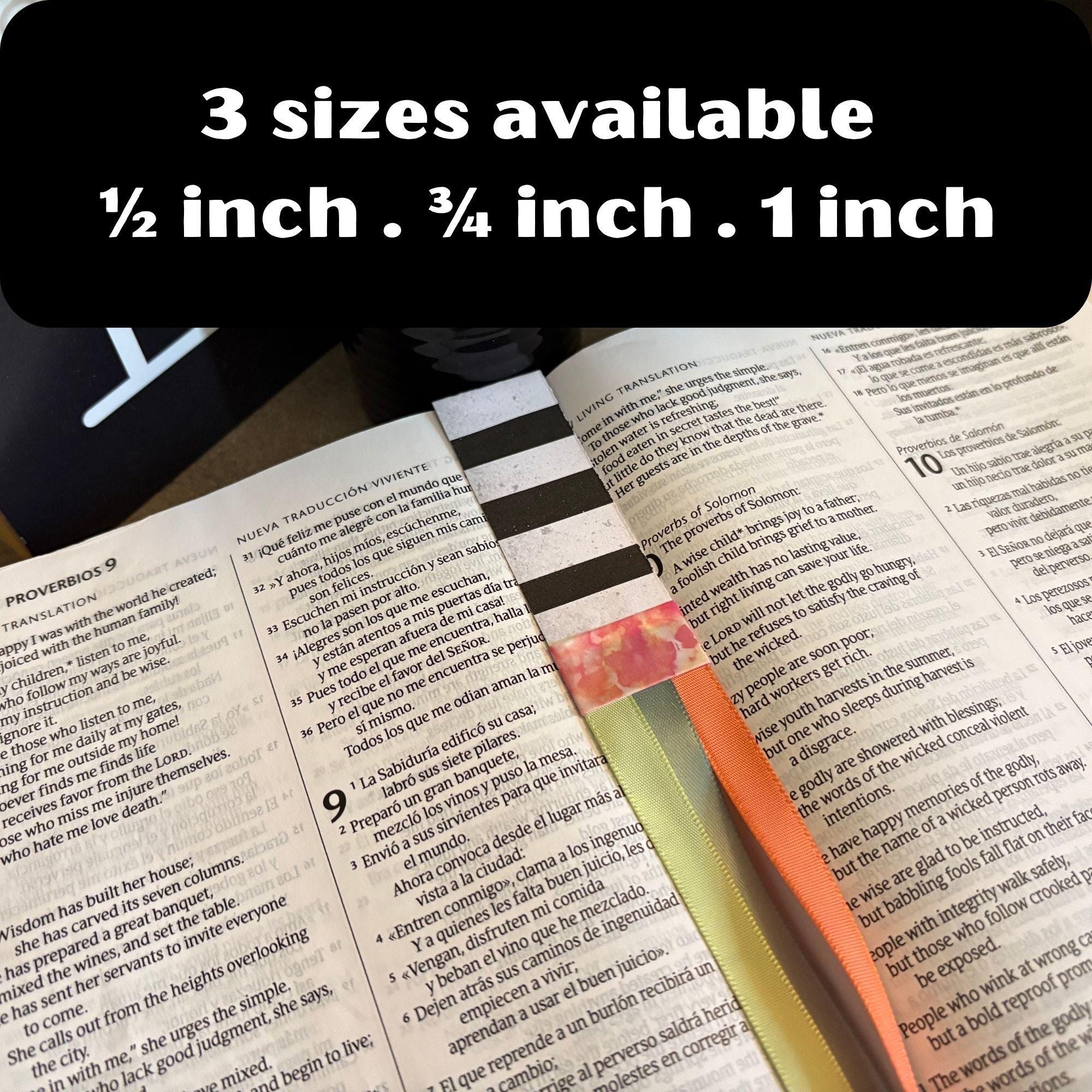 Scripture Verse Ribbon Bible Bookmark Ribbon Set: Christian Scripture Gift, Prayer Accessory ...