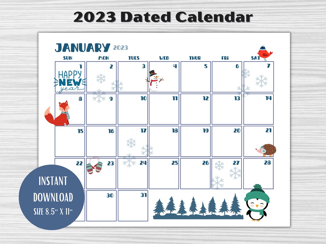 2023-printable-kids-calendar-2023-printable-dated-calendar-etsy