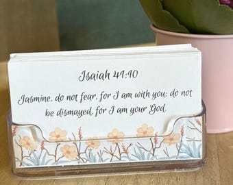 Personalized Scripture Cards: 40 NIV Bible Verse Cards
