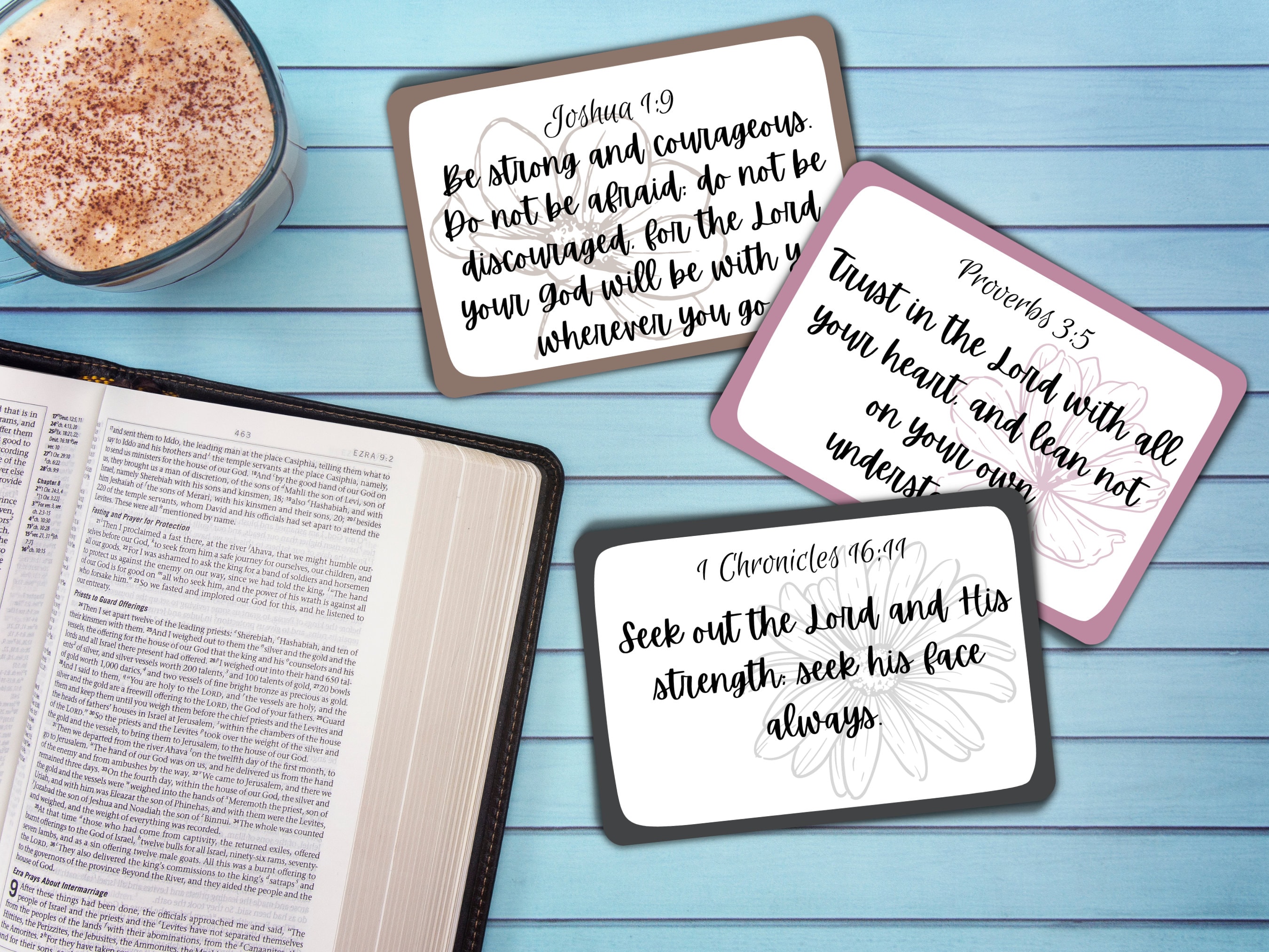 40 PRINTABLE SCRIPTURE CARDS Scripture Memorization Cards - Etsy