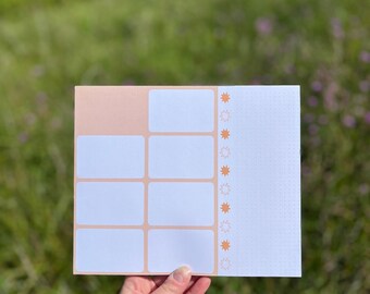 Blank Weekly Memo Pad