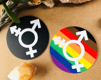 Trans Symbol Sticker