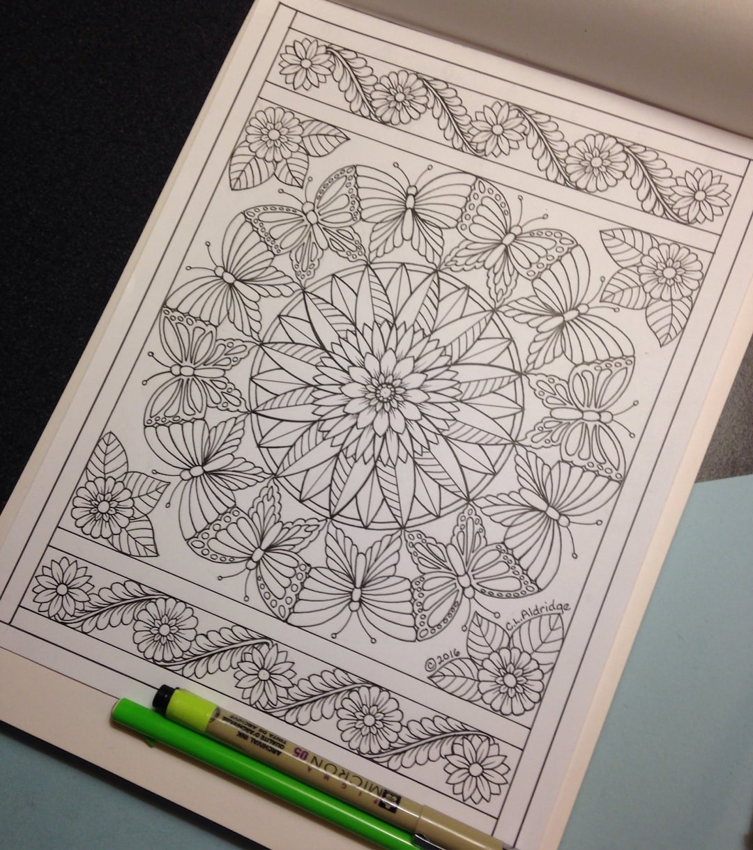 Butterfly Ballet - Coloring Page - Etsy