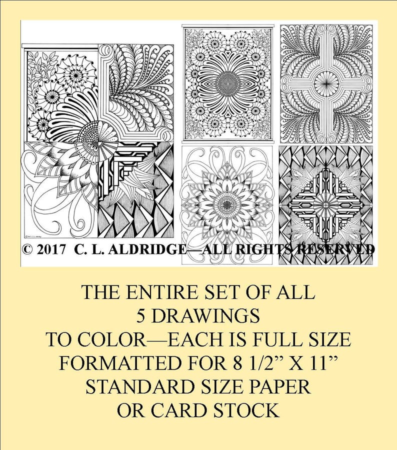 850 Abstract Flower Coloring Pages , Free HD Download