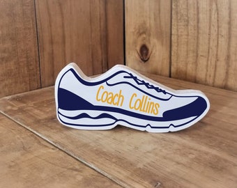 Cross Country Gift, XC Gift, Cross Country Team Gift, Gift for Runner, Running Gift, Personalized Sneaker Name Plate, Track and Field Gift