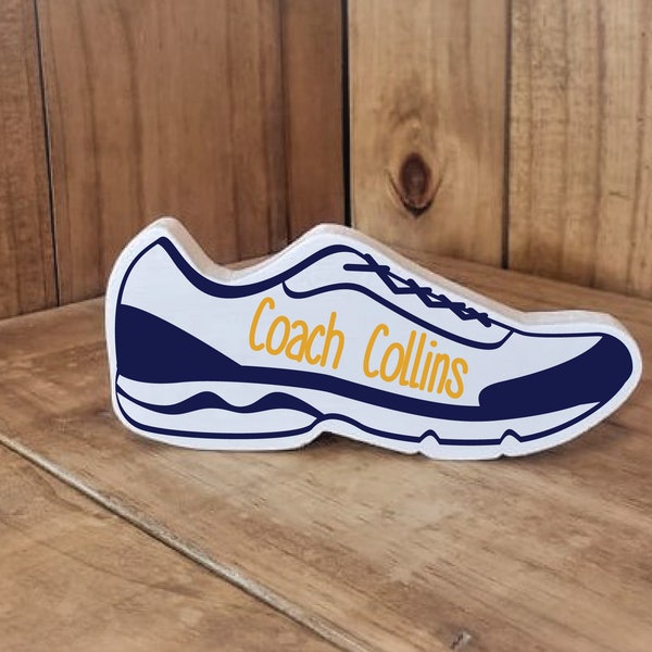 Cross Country Gift, XC Gift, Cross Country Team Gift, Gift for Runner, Running Gift, Personalized Sneaker Name Plate, Track and Field Gift