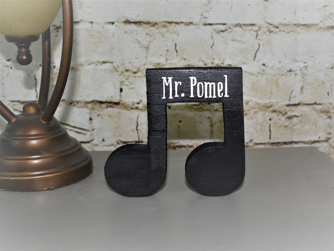 Music Teacher Gift, Musical Note Personalized Name Plate, Choir