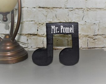 Music Teacher Gift, Musical Note Personalized Name Plate, Choir Director Gift, Teacher Appreciation Gift, Choir Director Appreciation