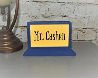 Computer Teacher Name Plate, Personalized Computer Teacher Gift, Computer Technology Teacher Gift, IT Teacher Gift, Computer Teacher Gift
