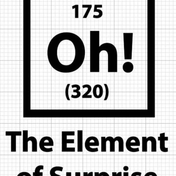 Oh! The Element of Surprise Digital Download SVG
