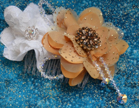 Vintage Styled Bridal Hair Comb - Etsy display picture 2