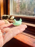 Miniature Hen on a Nest for dollhouse, trinket shelf, 1:12 scale, several colors! 3D printed! Small!