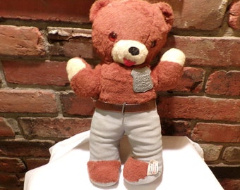 1960's smokey the bear stuffed animal