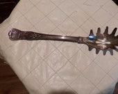 Vintage Sheffield Silver-plated Pasta Server, Sheffield England Kings pattern Pasta Server, Rare 1920 s Pasta server, Morethebuckles
