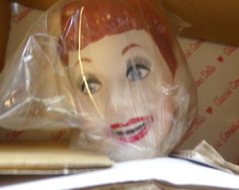 Vintage Lucy and Ricky Porcelain Dolls In Box Hamilton Collection I love Lucy, NOS I love Lucy and Ricky Porcelain Dolls, Morethebuckles