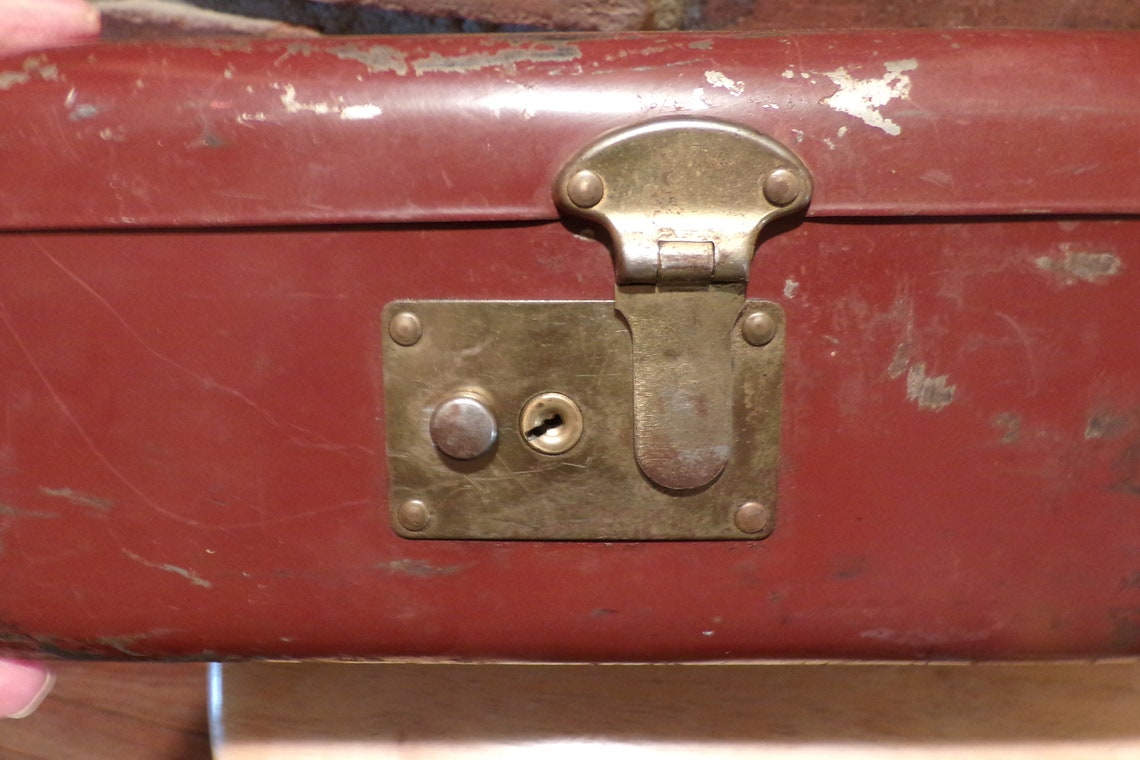 Vintage Metal Document/cash Lock Box Vintage Metal the Foster Etsy