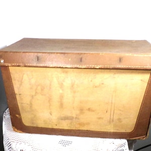 Antique Buckboard Cooler: Galvanized Lining, Rare 1800s Ice Box, Antique 1800&#39;s Lidded Box