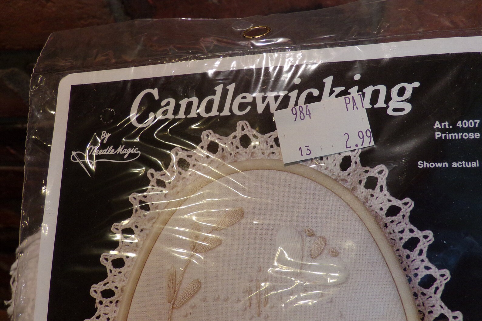 Vintage Lace Net Darning by Candlewicking Needle Magic NOS Etsy