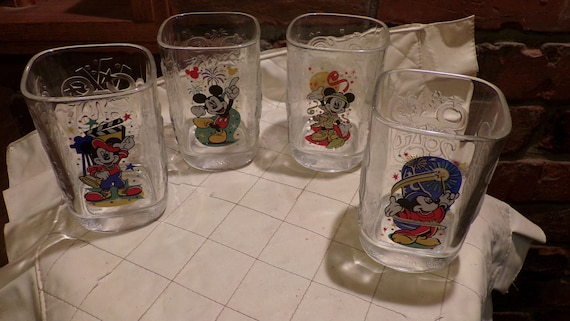 2000 Mcdonalds Walt Disney World Glass, Mickey Mouse Glass, Mcdonalds Walt  Disney World Celebration 2000 Cup Mickey Mouse, Morethebuckles 