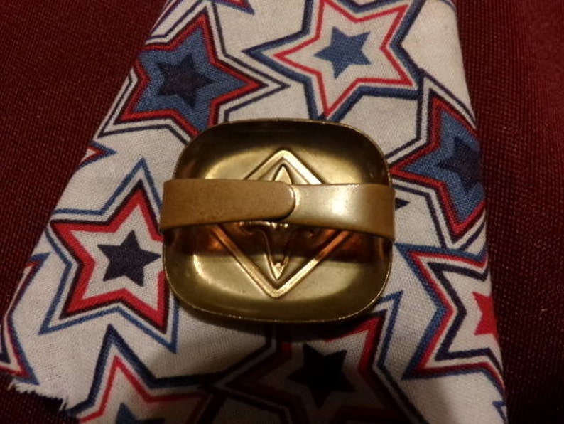 Boy Scouts Vintage Tie Slide tie clip gift for him man cave Etsy