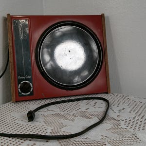 Vintage Cornwall Crockery Cooker Hot Plate 1970&#39;s, Hot Plate, Morethebuckles, electric food warmer