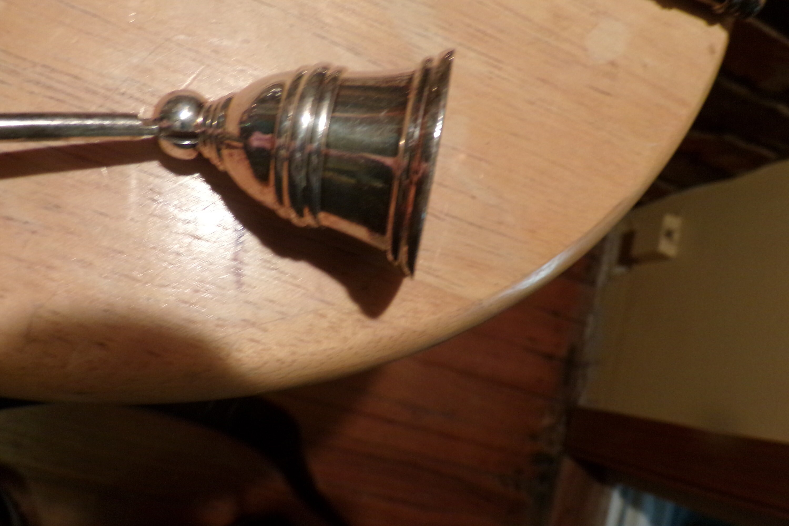 Vintage Silverplated Candle Snuffer Fluted Handle Vintage Etsy