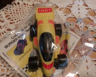 Vintage 1989 Burger King Indy Car, New Old Stock