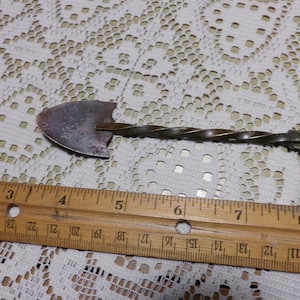 Vintage Blomkratta Flowerrake Miniatur Messing Garten-Werkzeug, Feenhaus, Puppenhaus Dekor, Bonsai Garten, Morethebuckles