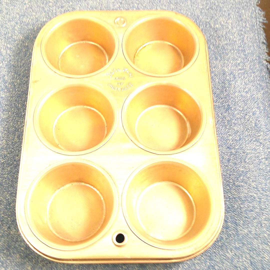 Vintage Bake King 6 Cup Muffin Pan, Cupcake Tin, Morethebuckles - Etsy UK