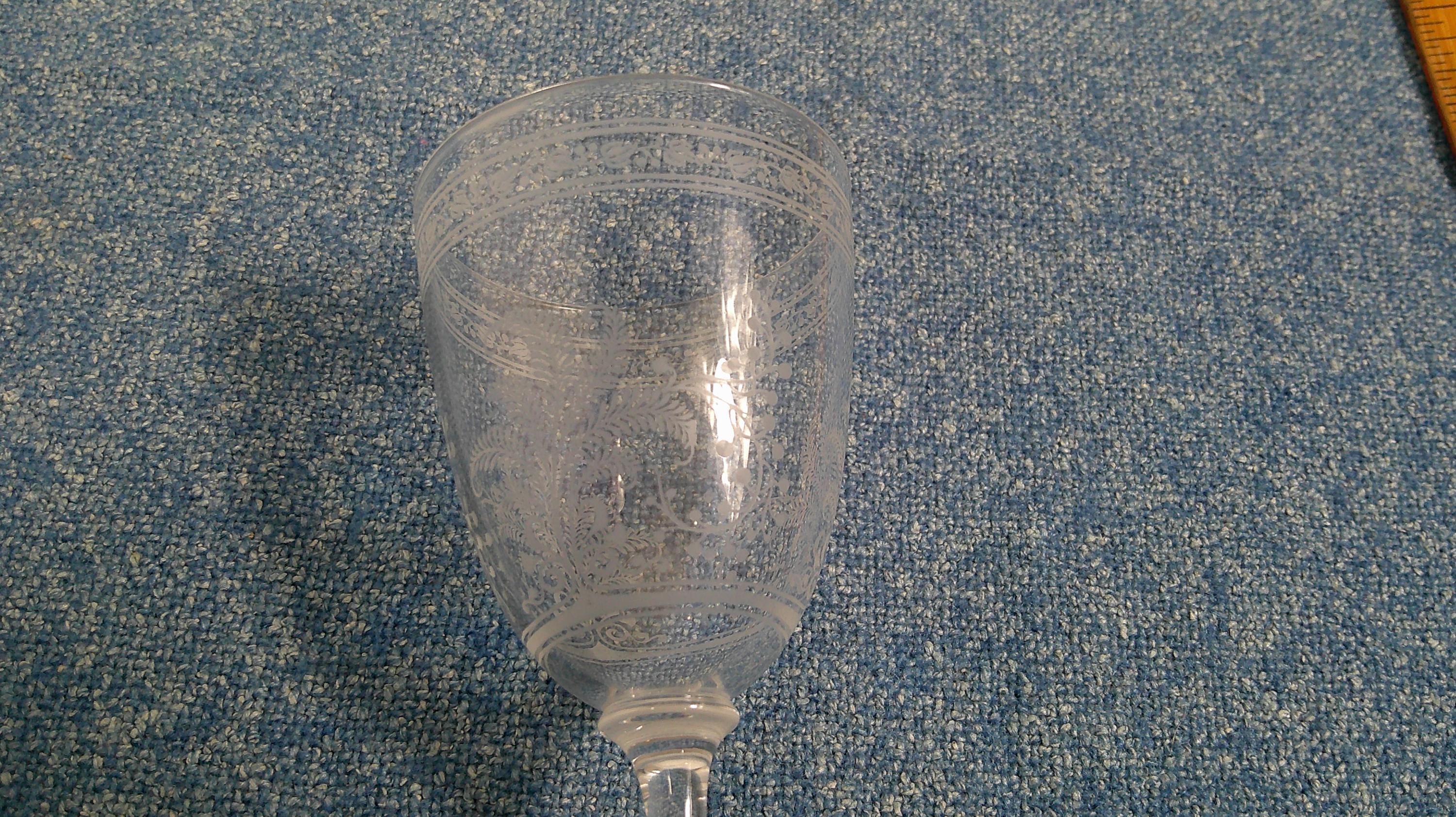Antique Baccarat Fougère Model Sherry Glass ,antique 1916 Fougeres