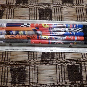 Vintage USA Pencils Dixon Nascar Terry Labonte  2001 Penske new In Package, RARE 2001 10 NOS Nascar #5 Pencils, Morethebucckles