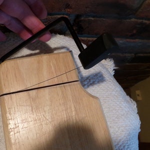 Vintage Prodyne Thick Beechwood Cheese Slicer, 1970’s cheese board, wood cheese board with slicer, Morethebuckles, Gourmet cheese slicer
