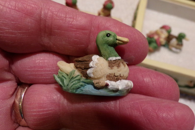 Vintage Duck Hunting Tic Tac Toe in a Box Hunter and Duck Etsy