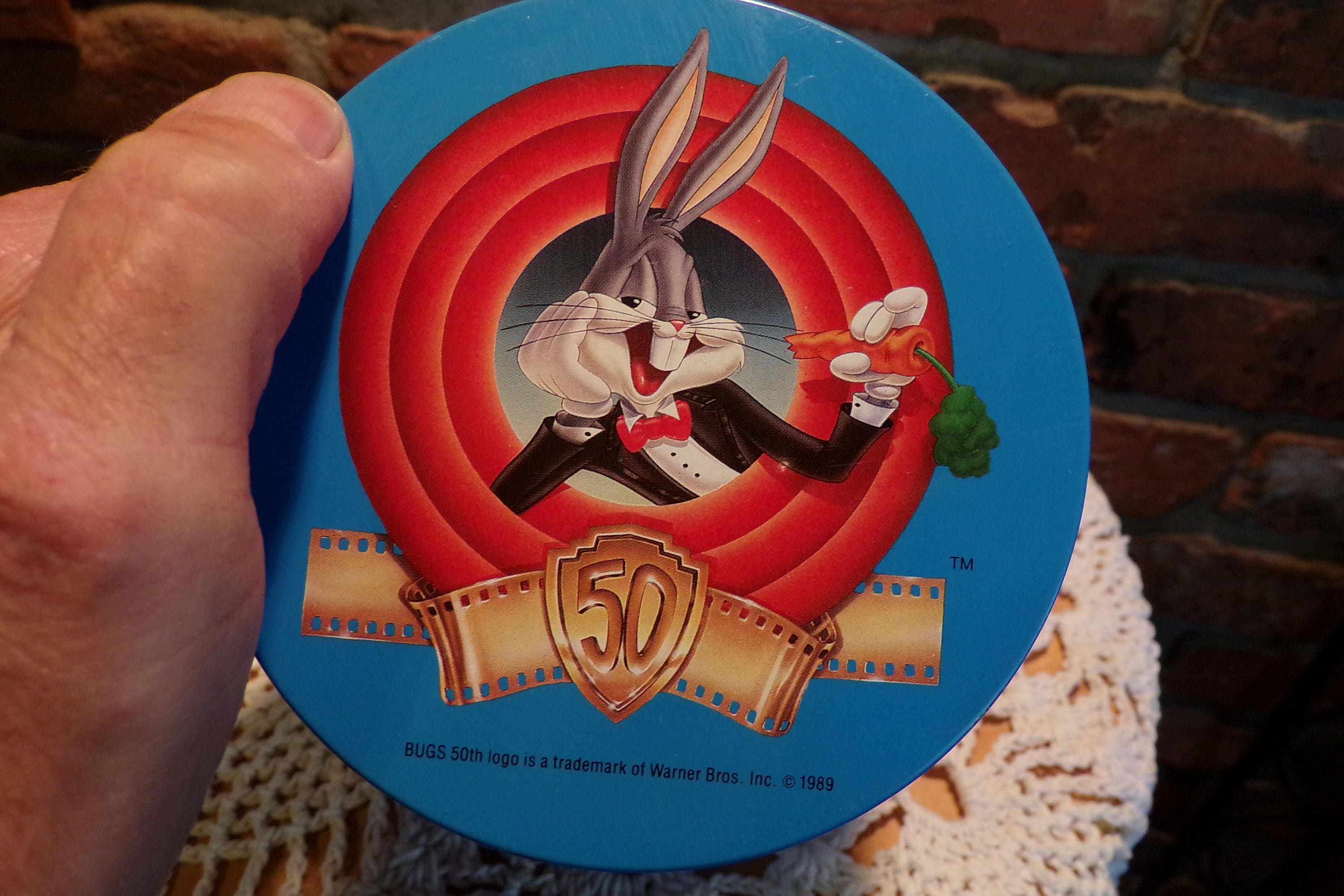 Happy Birthday Bugs Tin, 1989 Bugs Bunny Tin, Collectible
