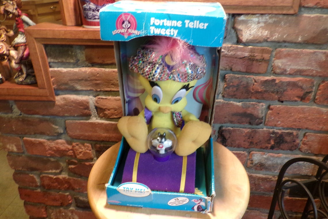 Vintage Fortune Teller Tweety New in Box Tweety Tweety Brid Etsy