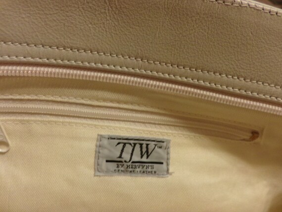 Vintage Leather clutch purse, TJW by Mervyns leat… - image 2