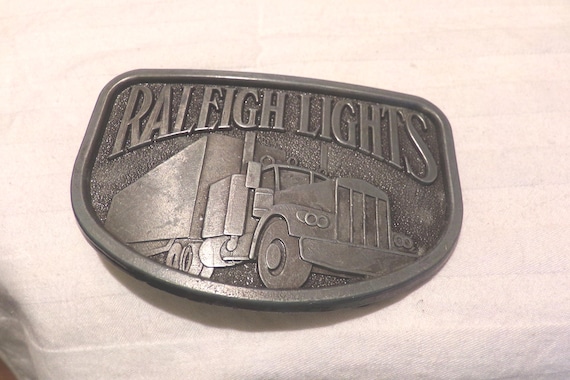 ヴィンテージ Raleigh Lights セミトラック用真鍮ベルトバックル、真鍮