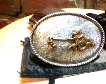 Tex Shoemaker and Sons Leather Police Duty Belt. Basketweave