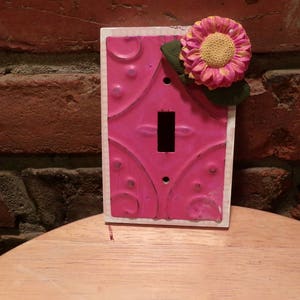 Schalter Platte Abdeckung, lichte Abdeckung, Mädchen Zimmer Dekor, Wohnkultur, rosa SchalterPlatte