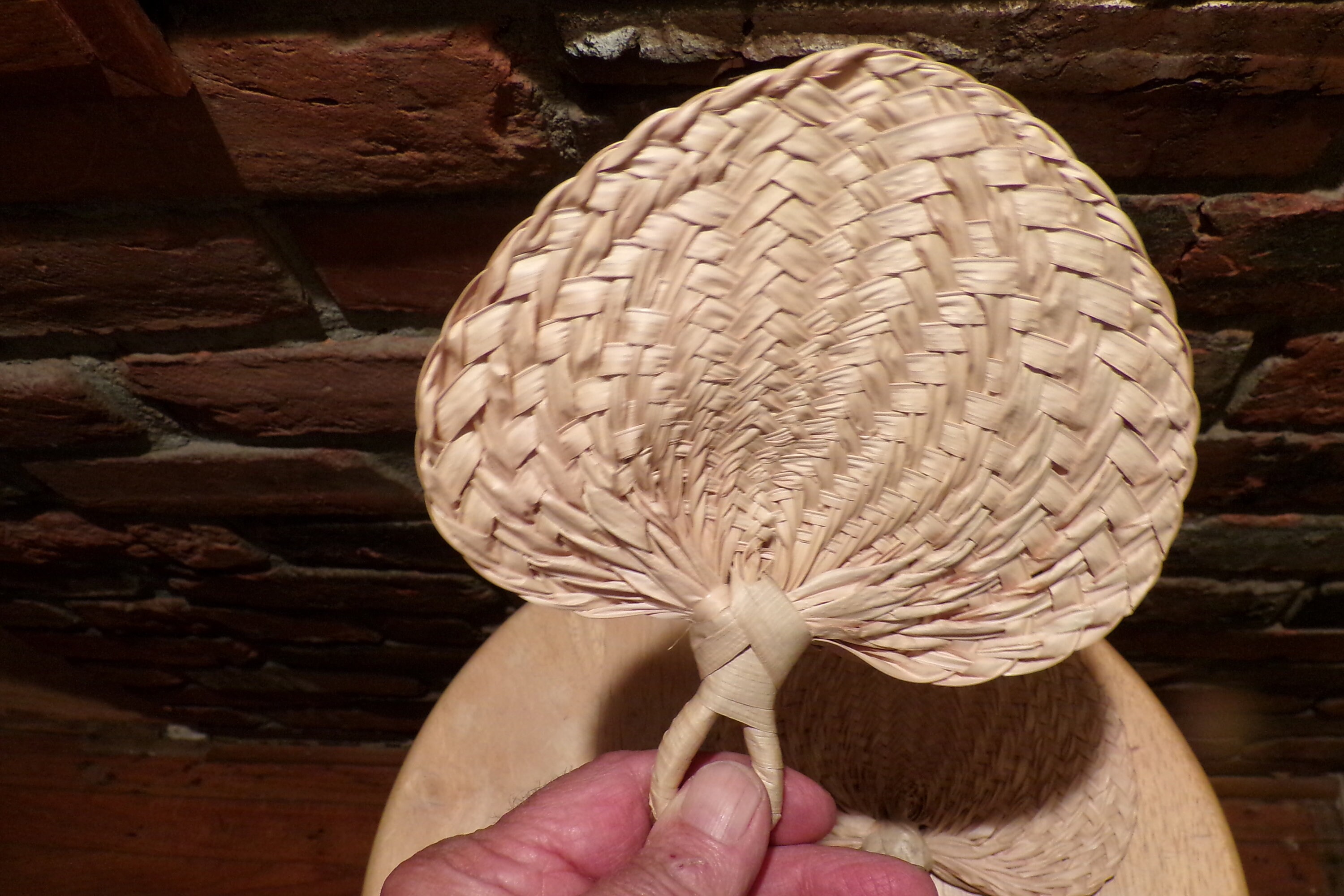 Vintage Woven Hand Fans Vintage Woven Raffia Fan Straw Heart Etsy