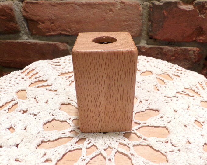 Vintage Wood Paper Clip Holder Office Supplies Wooden Etsy