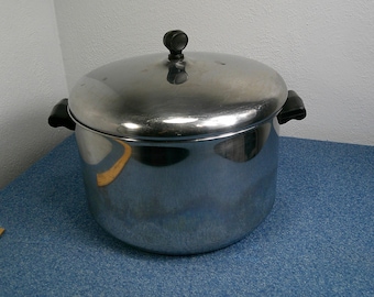 Pot Farberware vintage 8 pintes avec couvercle en aluminium USA