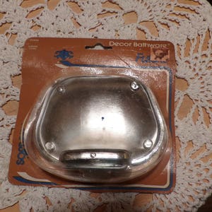 Vintage Futura Chrome Finish Soap Dish, Vintage Soap dish, 1970’s soap dish, Bathroom décor. Wall soap dish, Morethebuckles