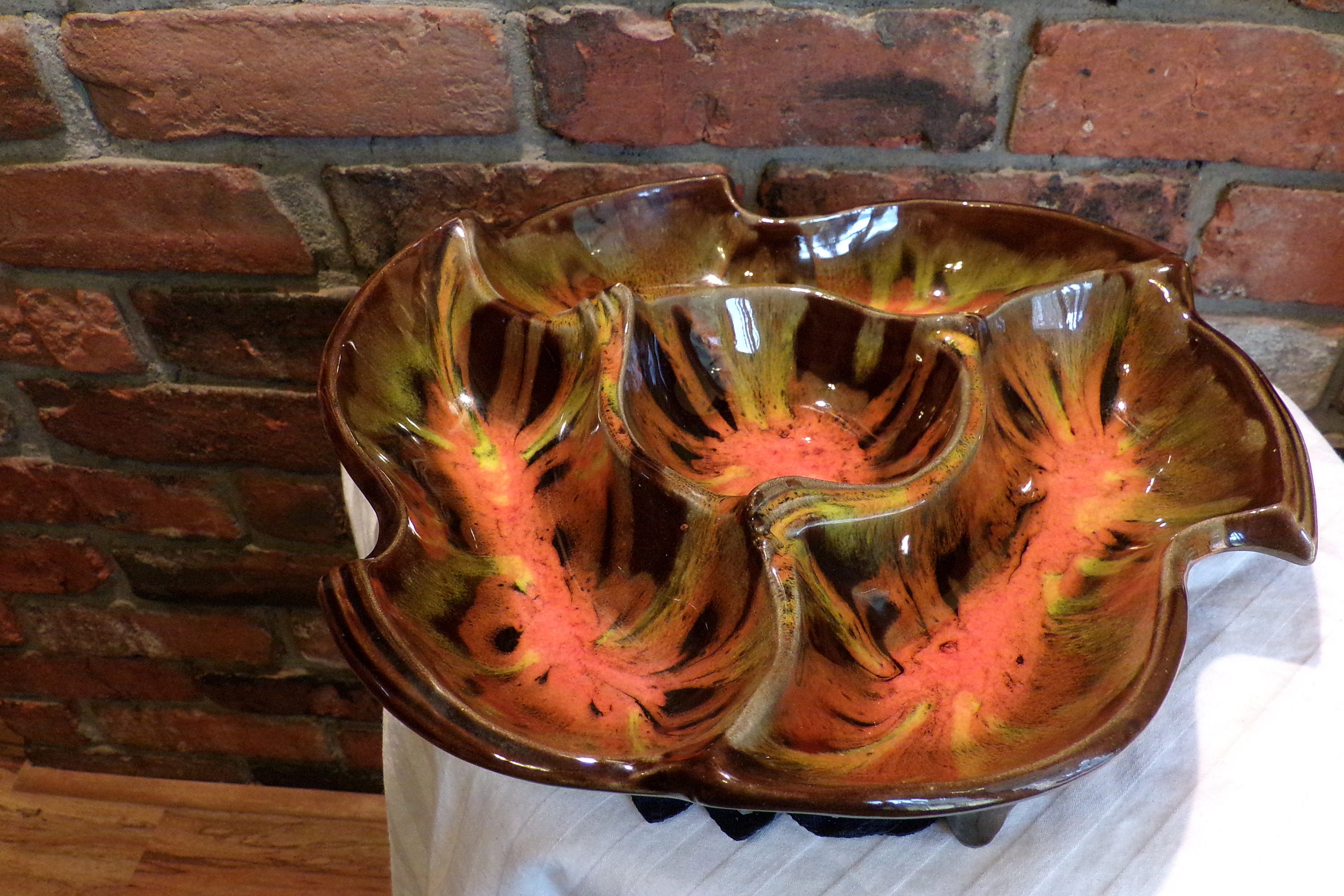 ヴィンテージ カリフォルニア オリジナル陶器皿、ミッドセンチュリー